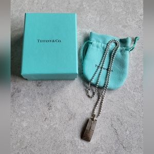 Tiffany & Co Sterling Silver Geometric Pendant